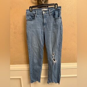 Levi's Blue Straight Leg Jeans Classic Style